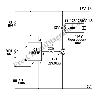 12V灯管电路原理图
