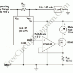 Moving-Coil Meter with Separate Supply using INA193