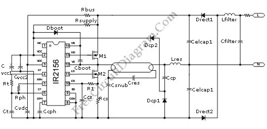 Lamp circuit schematic