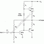 Basic Complementary Power Amplifier Circuit