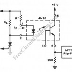 Optocoupler that is used as a load-to-logic translator