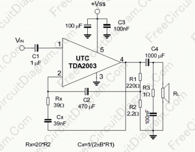 tda2003功放电路图图片