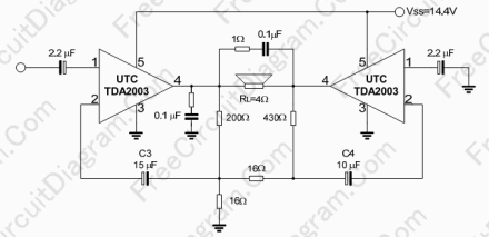 tda2003功放电路图图片