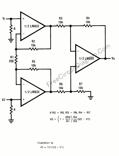 LM3900 Audio Mixer Circuit