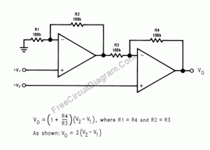 Electronic Solving A Two Op Amp Circuit Valuable Tech Notes - Riset