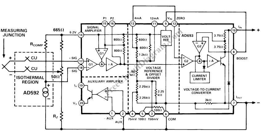 thermocouple to voltage converter