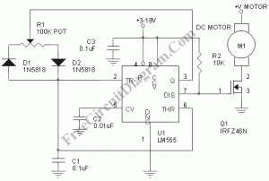 Pwm Motor Control Circuit – Electronic Circuit Diagram