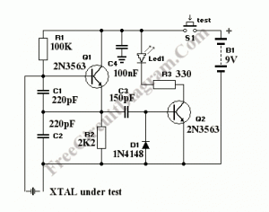 Crystal tester схема