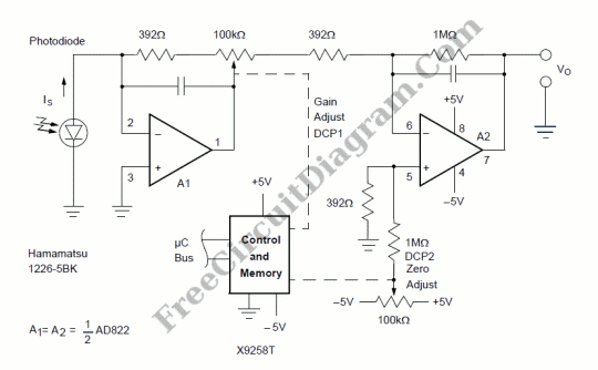 programmable-transimpedance-amplifier