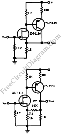 High Impedance Low Capacitance Buffer-Amplifier