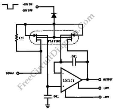 JFET Sample and Hold Circuit