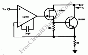 Precision Current Sink – Electronic Circuit Diagram