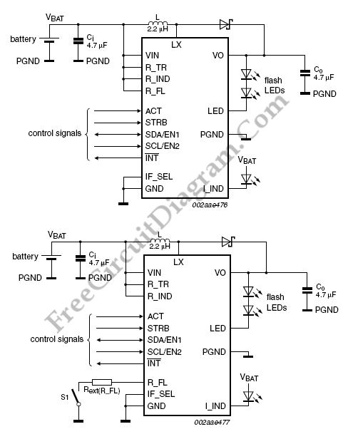 SSL3250A Photo Flash LED Driver – Electronic Circuit Diagram