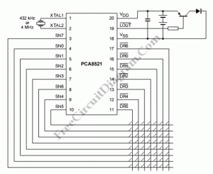 RC5 Infrared Remote Control Transmitter – Electronic Circuit Diagram