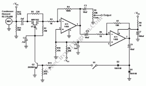Audio Speech Compressor โ Electronic Circuit Diagram