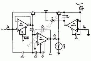 Fast Logarithmic Amplifier – Electronic Circuit Diagram