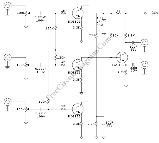 Sound Mixer Audio Mixer Circuit Diagram / SIMPLE_UTILITY_MIXER - Mixer ...