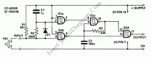 Pulse Delay Generator – Electronic Circuit Diagram