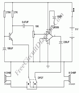 Door Intercom – Electronic Circuit Diagram