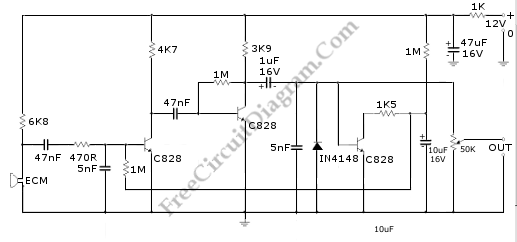 Mic/Guitar Compressor with Transitor Bias Control ...