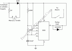 555-IC Timed Beeper/Alarm – Electronic Circuit Diagram