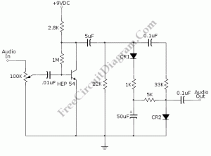 AGC (Compressor) Speech Processor – Electronic Circuit Diagram