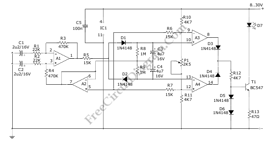 Control and Monitoring – Electronic Circuit Diagram